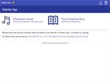 Tablet Screenshot of nativityapp.com